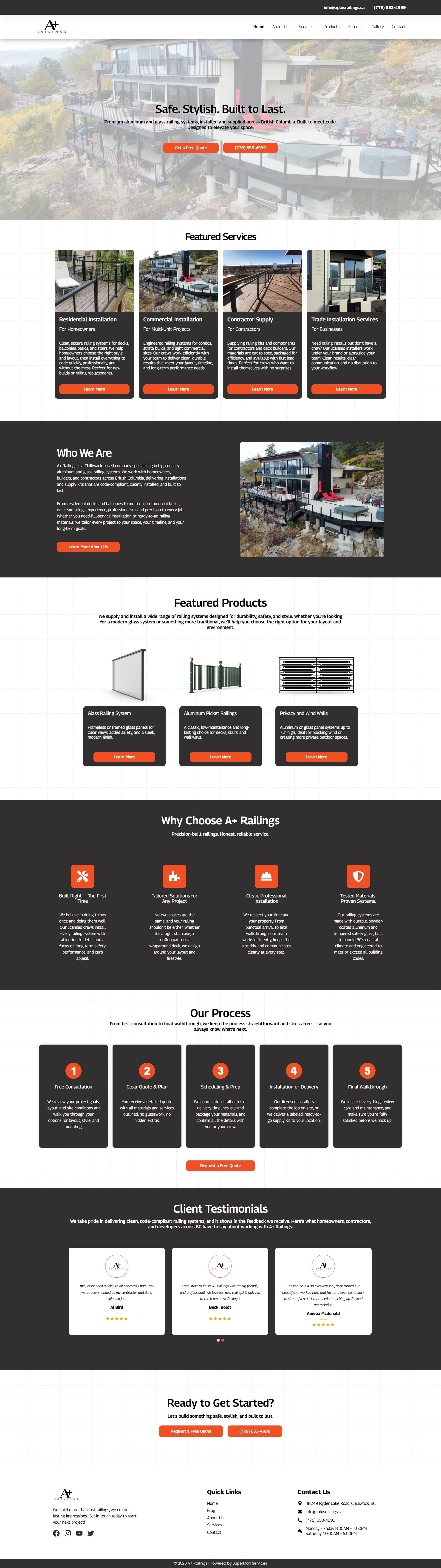 Local Service Business Website website preview