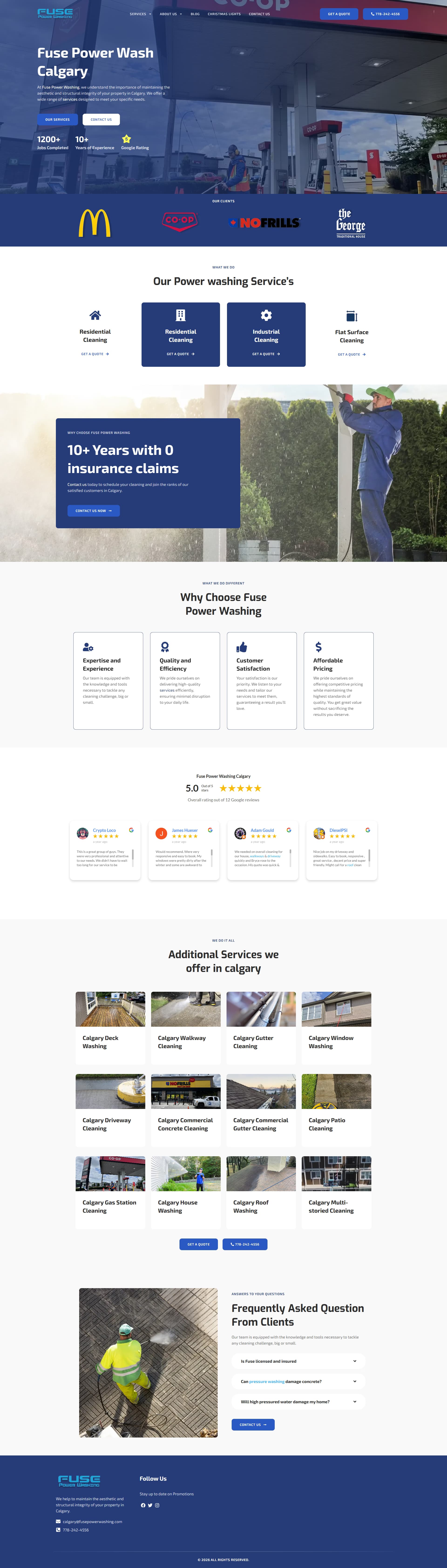 Local Service Business Website website preview