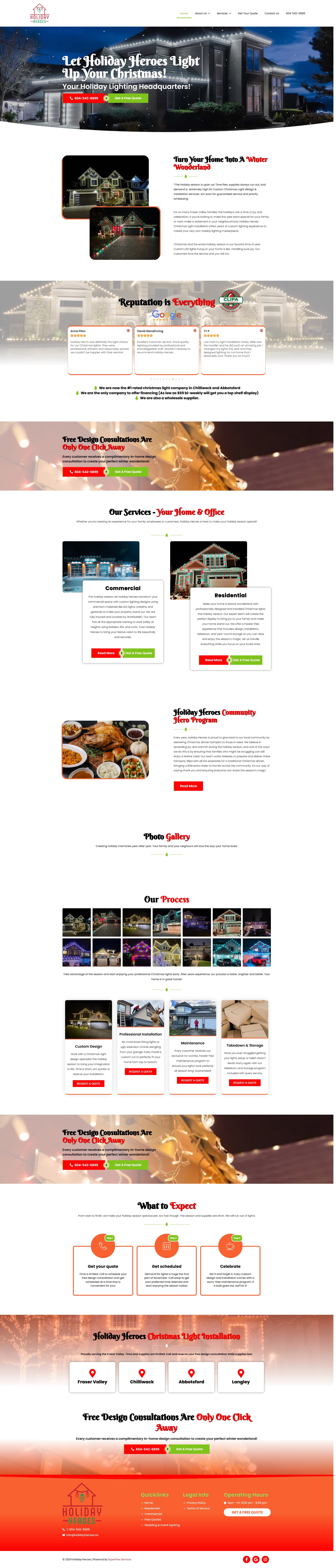 Local Service Business Website website preview
