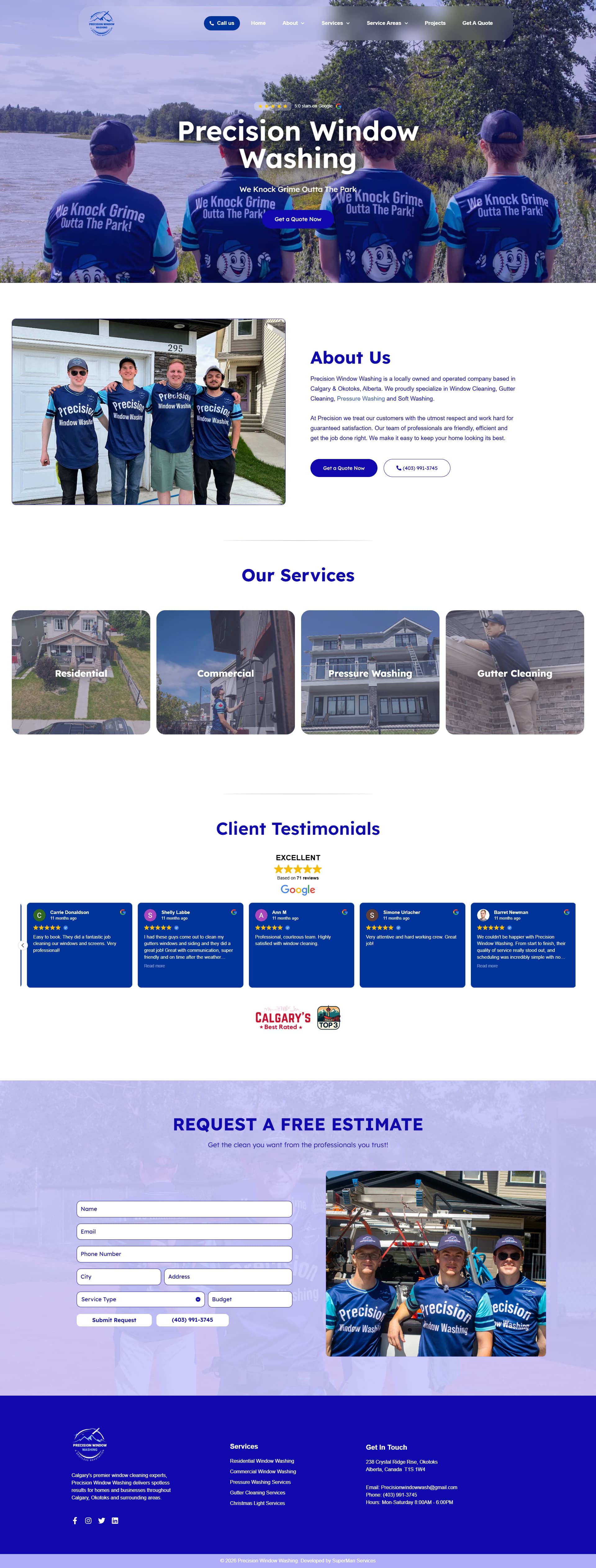 Local Service Business Website website preview