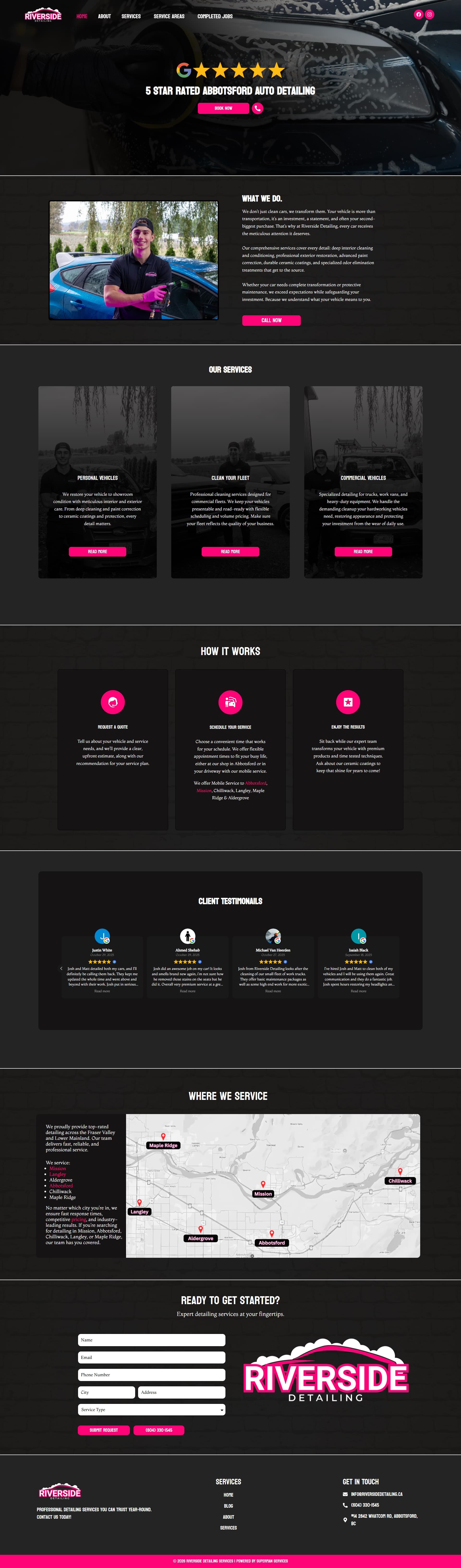 Local Service Business Website website preview