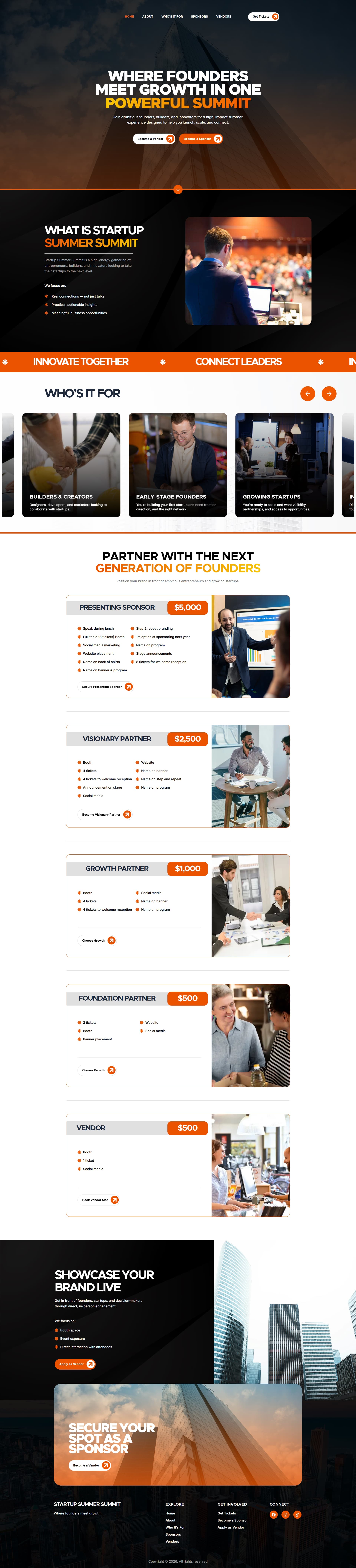 Landing Page website preview