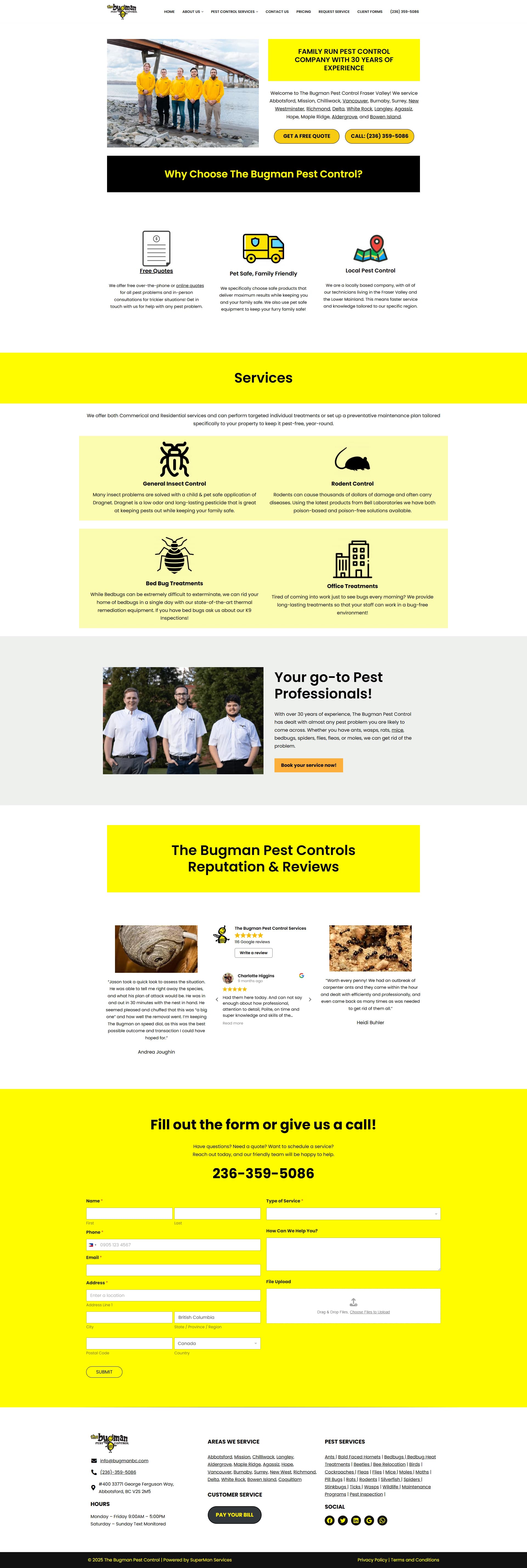 Local Service Business Website website preview